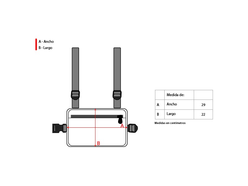 Medidas Chestbag Max