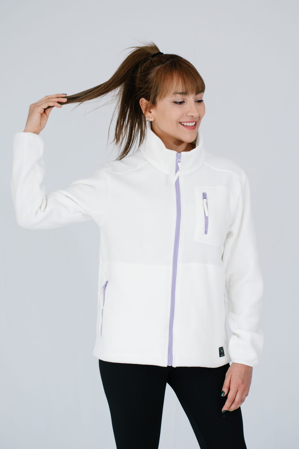 Chaqueta Polar Blanca