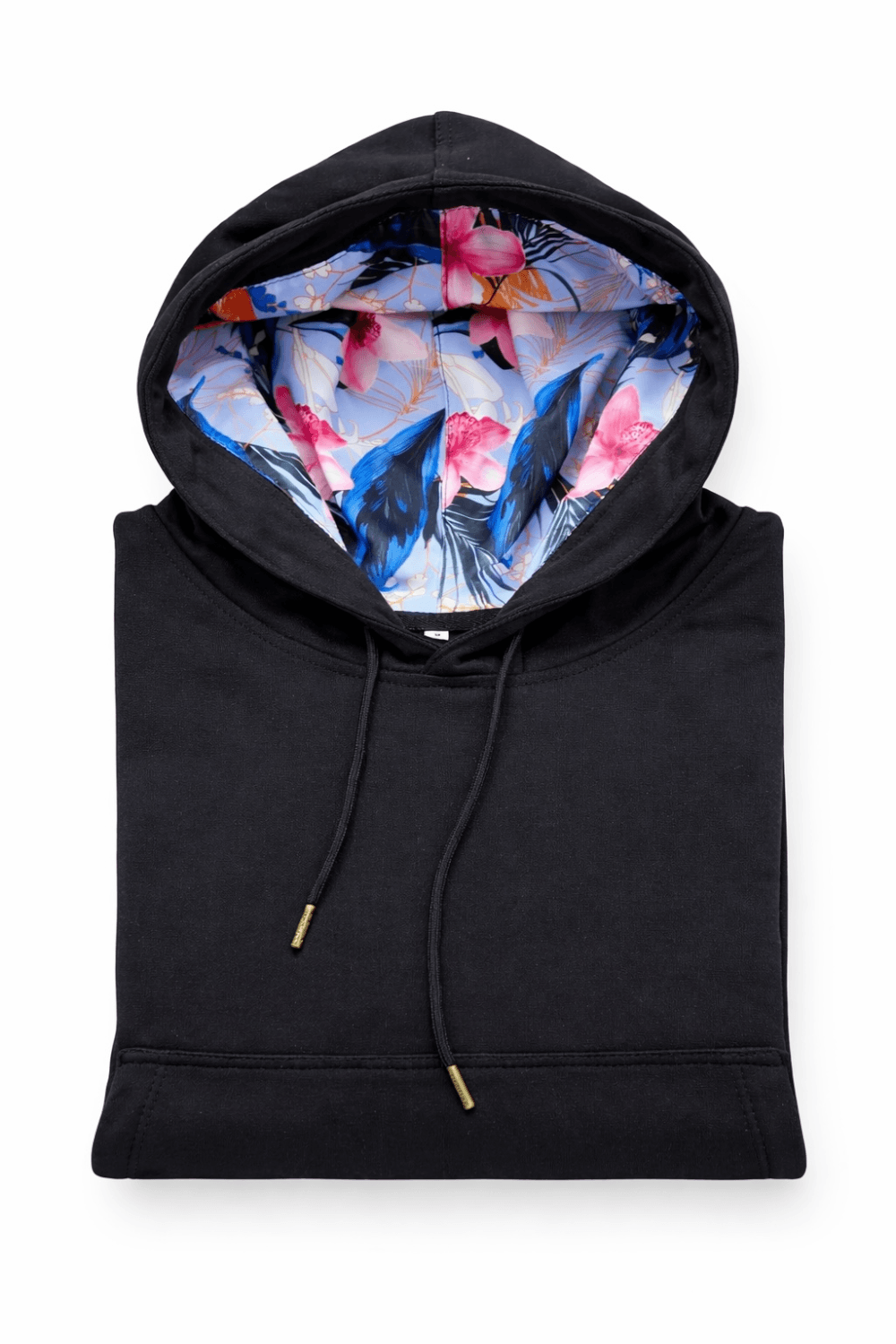 Hoodie Negro Flores